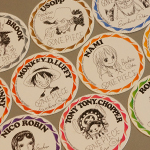 One Piece cardboard coasters