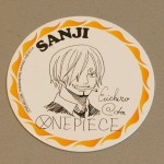 One Piece cardboard coasters Sanji