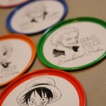 One Piece tin coasters