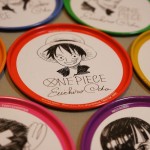 One Piece tin coasters