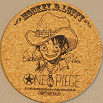 One Piece cork coasters