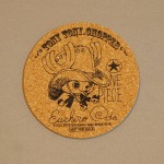 One Piece cork coasters Chopper