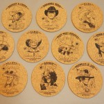 One Piece cork coasters full set