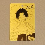 One Piece Metal Portrait Young Ace