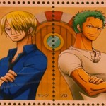 One Piece Stamps Sanji Zoro