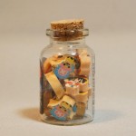 One Piece mini erasers jar side