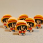 One Piece mini erasers - Mini Luffys