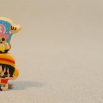 One Piece mini erasers - Chopper on Luffy